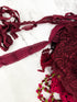 Maroon Lace Trims Variety Trim Scrap Pack Scrap Bundle Pack 18 Pieces SPK00172